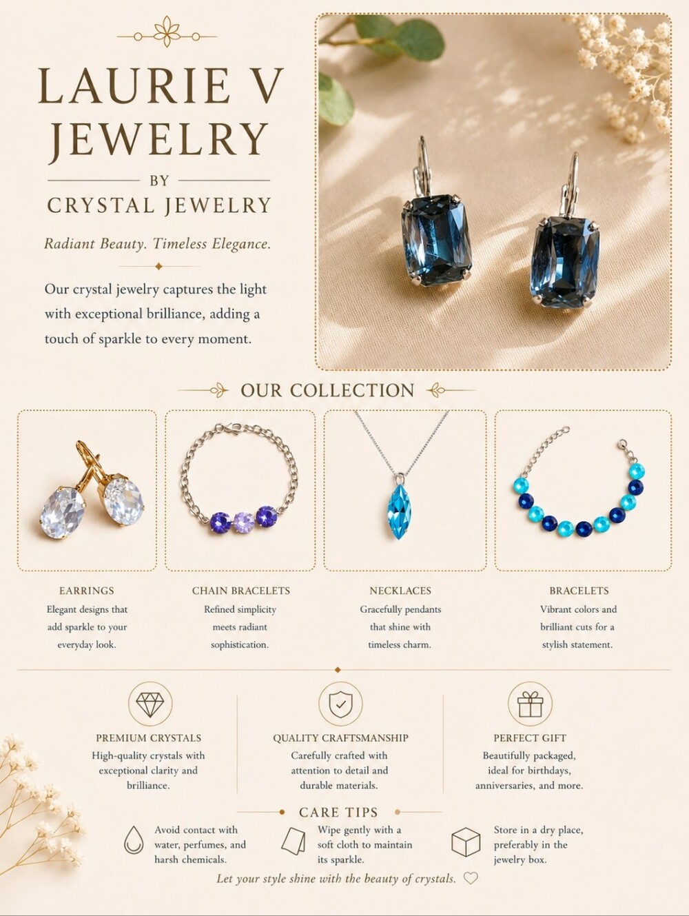 Laurie V Crystal Jewelry
